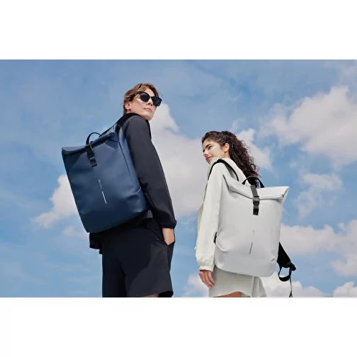 Urban sac à dos imperméable Flap-Top, bleu marine, Image 19