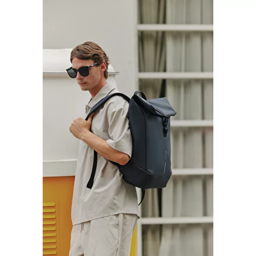 Urban sac à dos imperméable Flap-Top, bleu marine, Image 5