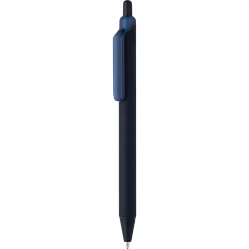 Stylet Tide Smooth Touch en ABS recyclé certifié GRS, bleu marine, Image 1