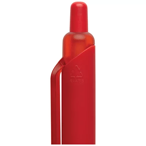 Stylet Tide Smooth Touch en ABS recyclé certifié GRS, rouge, Image 4