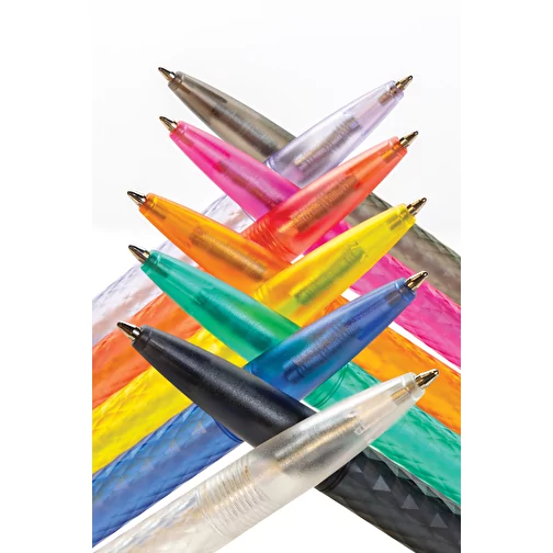 X3 Stylo Frosted en PC recyclé GRS, rouge, Image 6