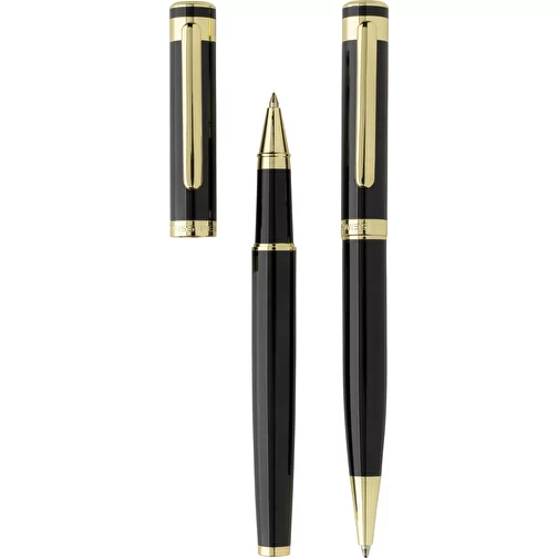 Swiss Peak Luca Deluxe set de stylos en laiton recyclé RCS, noir, Image 4