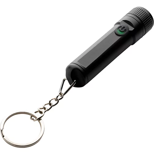 Gear X lampe de poche Key-Chain rechargeable ultra-lumineuse, noir, Image 2