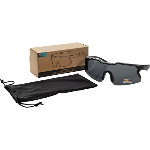 SproShield RCS lunettes de sport avec verres polarisés, noir, Image 9