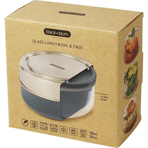 Black+Blum Glass Lunch Bowl 750ml, argenté, Image 15
