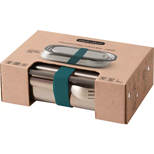 Black+Blum Stainless Steel Lunch Box grande, turquoise, Image 15