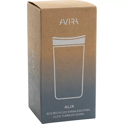 Avira Alix gobelet clic en acier RCS rec. 400ml, bleu marine, Image 14