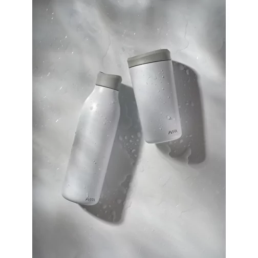 Avira Alix gobelet cliquable en acier RCS rec. 400ml, blanc, Image 10