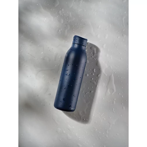 Bouteille d\'eau Avira Alok 600ml en acier RCS rec. 360, bleu marine, Image 12