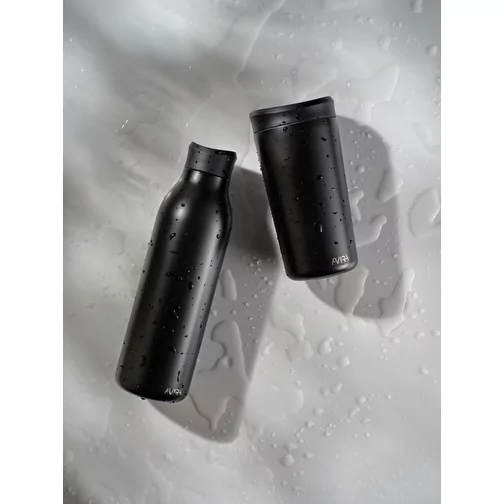 Bouteille d\'eau Avira Alok 600ml en acier RCS rec. 360, noir, Image 11