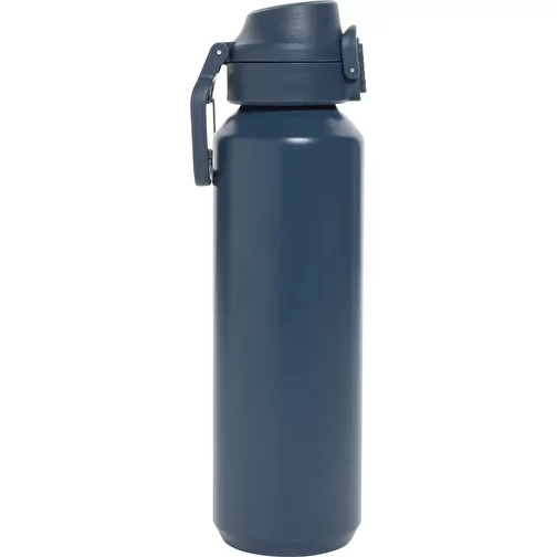 Via RCS Re-Steel Bouteille de sport avec bouchon, 600ml, bleu marine, Image 5