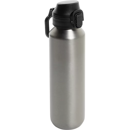 Via RCS Re-Steel Bouteille de sport avec bouchon, 600ml, argent, Image 1