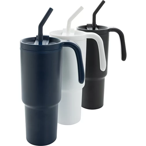 Graphic 360 Gobelet en acier recyclé certifié RCS. Acier, 900ml, noir, Image 12