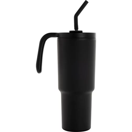 Graphic 360 Gobelet en acier recyclé certifié RCS. Acier, 900ml, noir, Image 4