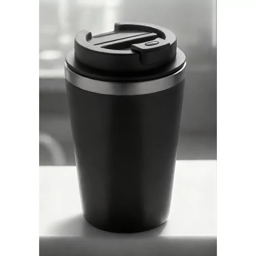 Gobelet Java 350ml double paroi en PP recyclé RCS, noir, Image 12