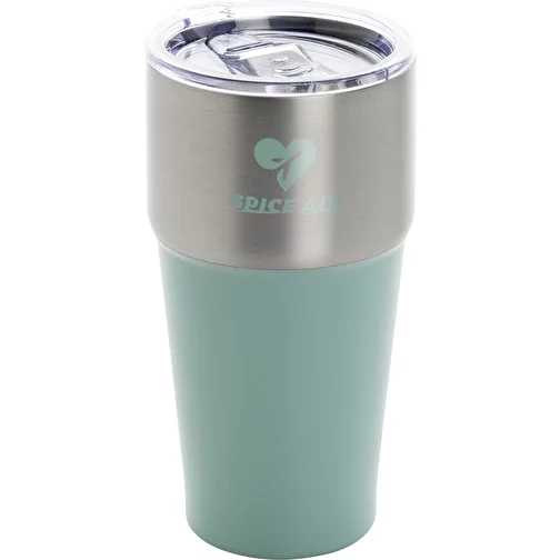 Gobelet Fluid en acier recyclé certifié RCS, 500ml, vert, Image 7