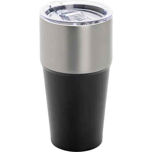 Gobelet Fluid en acier recyclé certifié RCS, 500ml, noir, Image 1