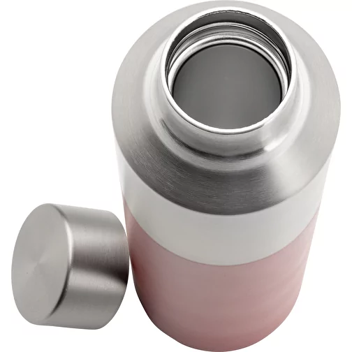 Bouteille de fluide en acier recyclé certifié RCS, 600ml, rouge, Image 3