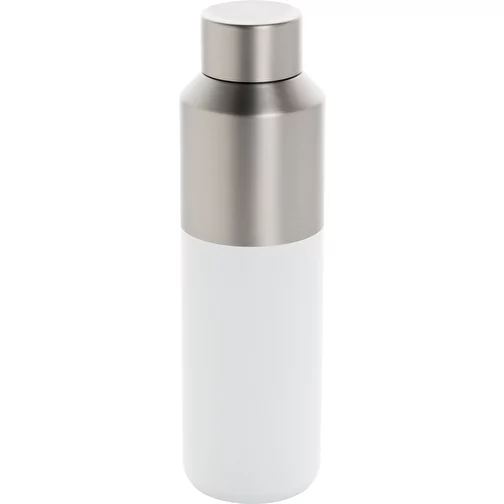 Bouteille de fluide en acier recyclé certifié RCS, 600ml, blanc, Image 1