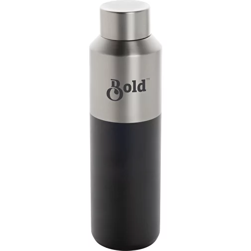 Bouteille de fluide en acier recyclé certifié RCS, 600ml, noir, Image 4