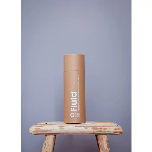 Bouteille de fluide en acier recyclé certifié RCS, 600ml, noir, Image 9