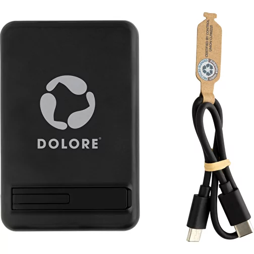 Banque d\'énergie magnétique en bambou Zen 5000mAh 5W en plastique RCS r, noir, Image 9