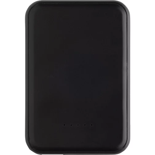 Stellar 5.000mAh 5W powerbank magnétique en RCS rec. ABS, noir, Image 4