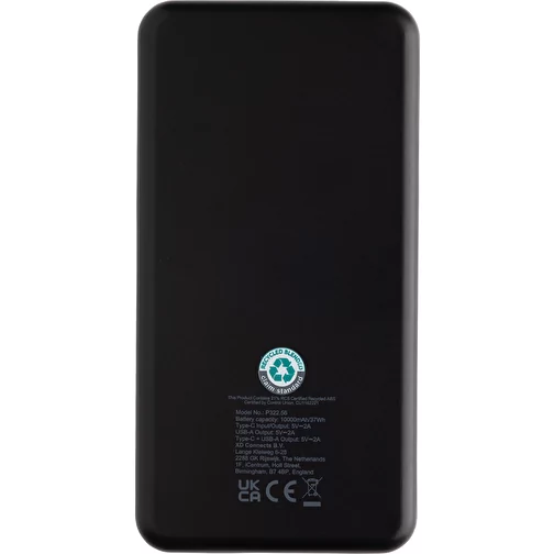 Boostcore 10.000mAh Powerbank en plastique RCS rec., noir, Image 3