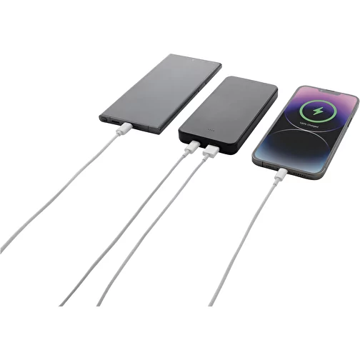 Boostcore 10.000mAh Powerbank en plastique RCS rec., noir, Image 5