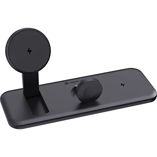 Urban Vitamin Torrance 3-en-1 Chargeur magnétique RCS 15W, noir, Image 1