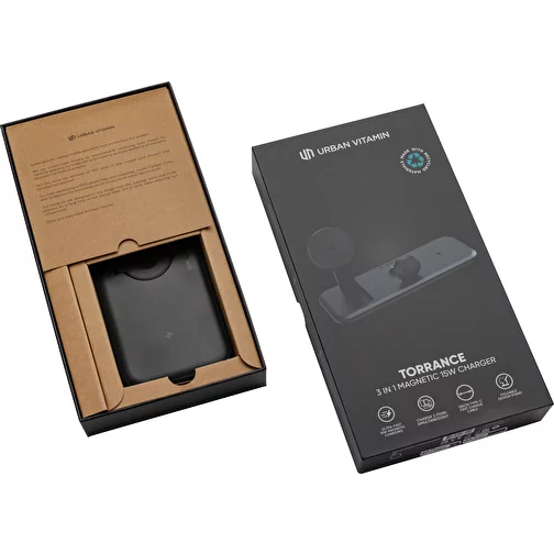 Urban Vitamin Torrance 3-en-1 Chargeur magnétique RCS 15W, noir, Image 14