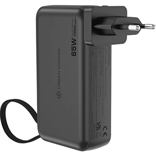 Urban Vitamin Eureka RCS chargeur hybride recyclé 65W, noir, Image 4