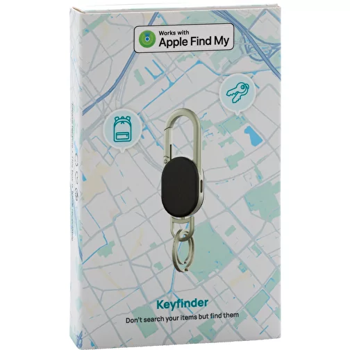 Porte-clés Keyfinder avec localisation mondiale et USB-C, noir, Image 12