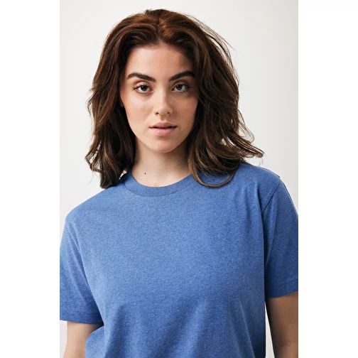 Iqoniq Teide T-shirt en coton recyclé, heather blue, Image 5