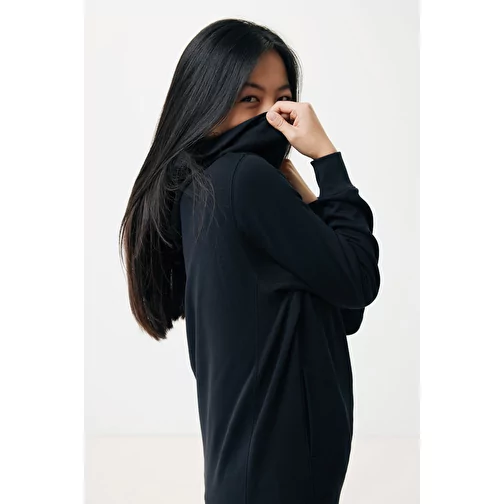 Iqoniq Yengo Hoodie avec poches latérales en rec. coton, noir, Image 10