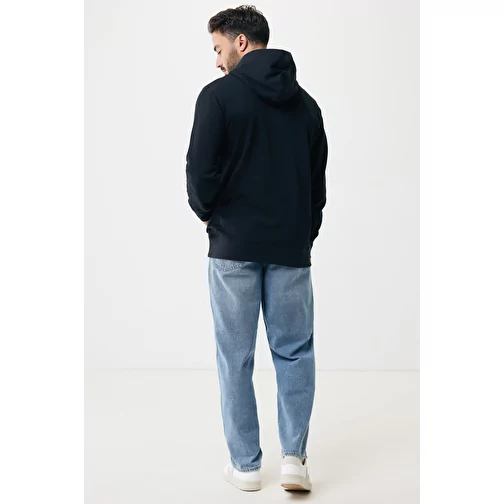 Iqoniq Yengo Hoodie avec poches latérales en rec. coton, noir, Image 16