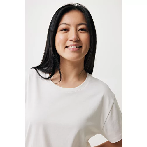 Iqoniq Yala T-shirt femme en coton recyclé, ivory white, Image 8