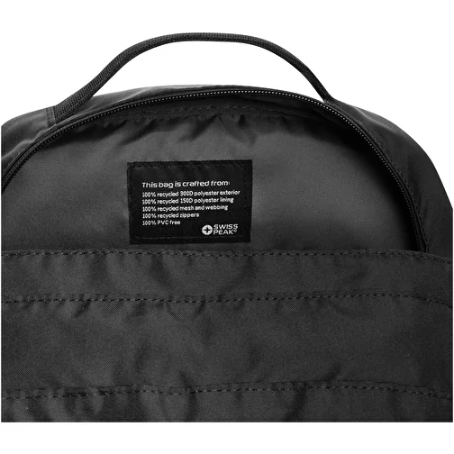 Swiss Peak AwareT Edin Sac à dos 100% RPET pour ordinateur portable 15,6', noir, Image 8