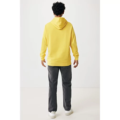 Sweat à capuche Iqoniq Rila Lightweight en coton recyclé, jaune, Image 14