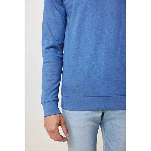 Iqoniq Denali non teint. Sweat à col rond en BW recyclé, heather blue, Image 17
