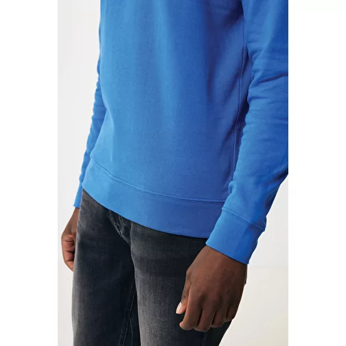 Sweat col rond en coton recyclé Iqoniq Zion, bleu roi, Image 16