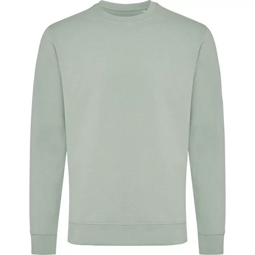 Sweat col rond Iqoniq Zion en coton recyclé, Iceberg green, Image 1