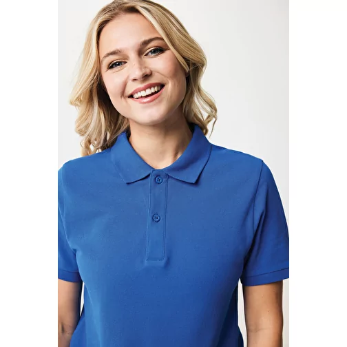 Polo piqué Iqoniq Yosemite en coton recyclé, bleu roi, Image 16