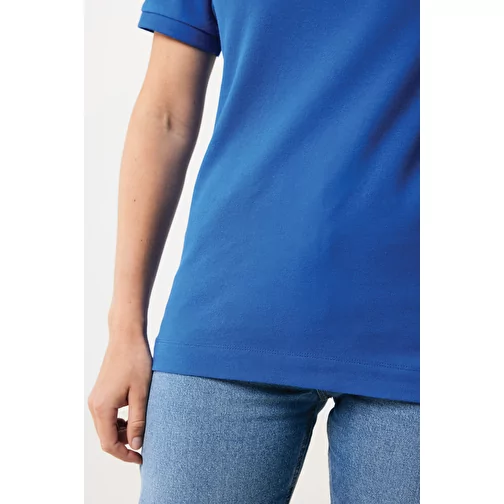 Polo piqué Iqoniq Yosemite en coton recyclé, bleu roi, Image 17