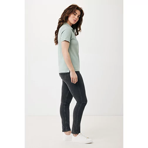 Polo piqué Iqoniq Yosemite en coton recyclé, Iceberg green, Image 8