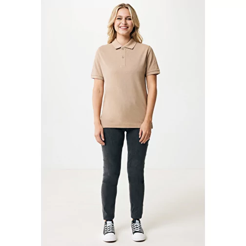 Polo piqué Iqoniq Yosemite en coton recyclé, heather brown, Image 5