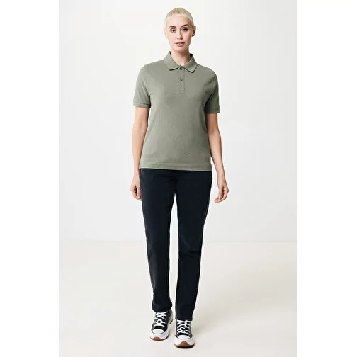 Polo piqué Iqoniq Yosemite en coton recyclé, heather green, Image 5