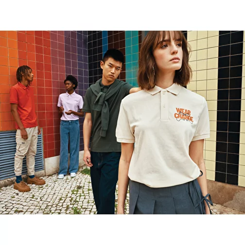 Polo piqué Iqoniq Yosemite en coton recyclé, forest green, Image 13
