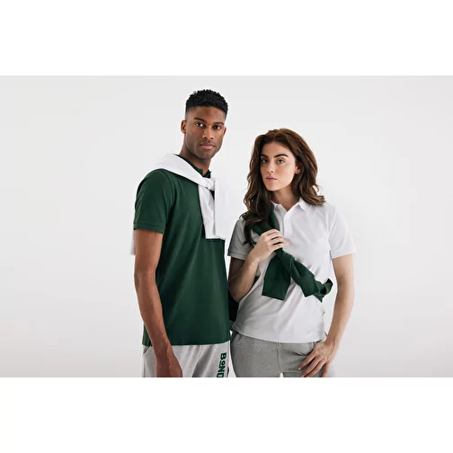 Polo piqué Iqoniq Yosemite en coton recyclé, forest green, Image 9