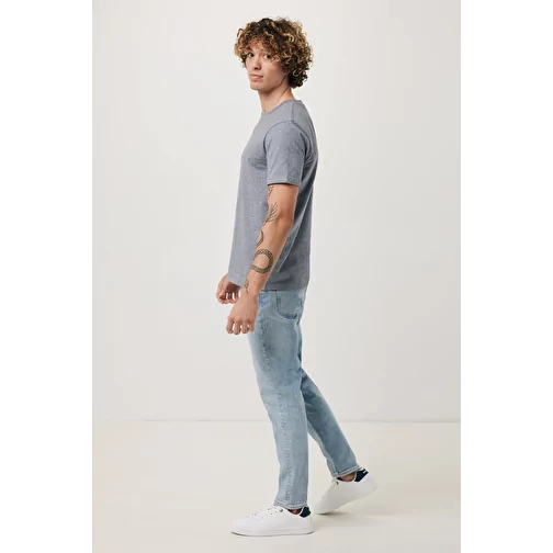 Iqoniq Brett T-shirt en coton recyclé, light heather navy, Image 6